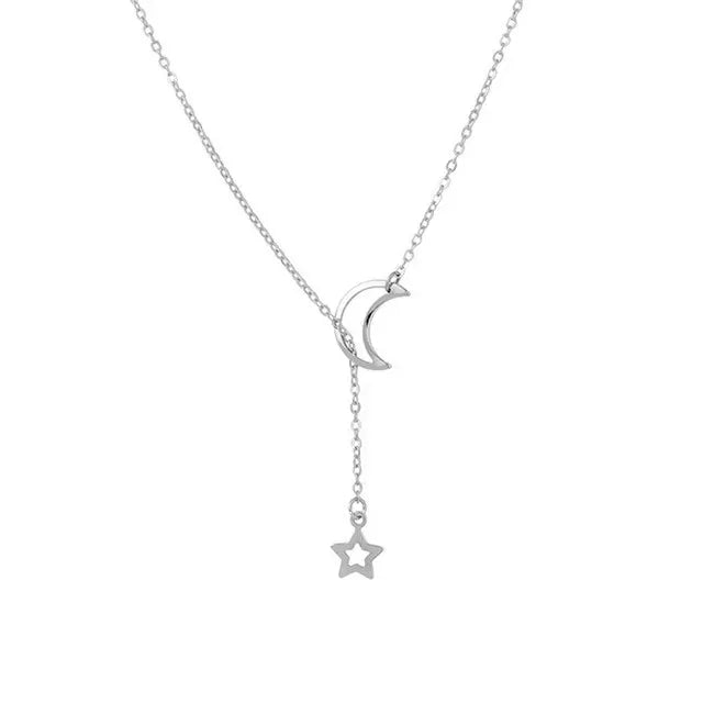 Moon Star Choker Necklace